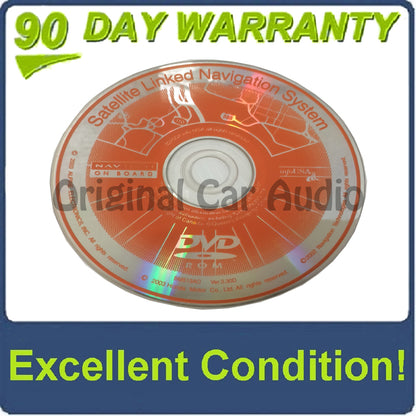 Acura Honda Satellite Navigation System GPS DVD Drive Disc BM513AO Ver. 3.30D