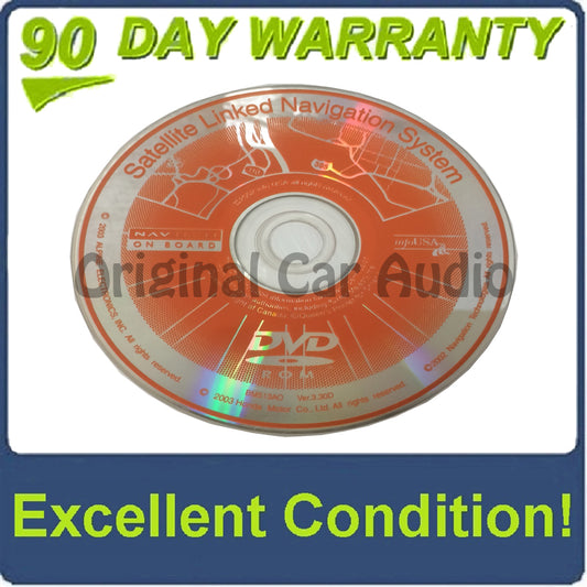 Acura Honda Satellite Navigation System GPS DVD Drive Disc BM513AO Ver. 3.30D