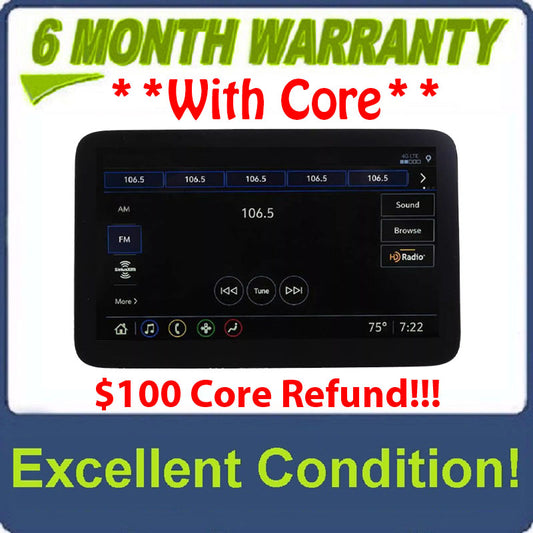 2021 - 2025 Chevrolet Cadillac GMC OEM Rear Seat DVD Touch Screen Display  LH Driver Side