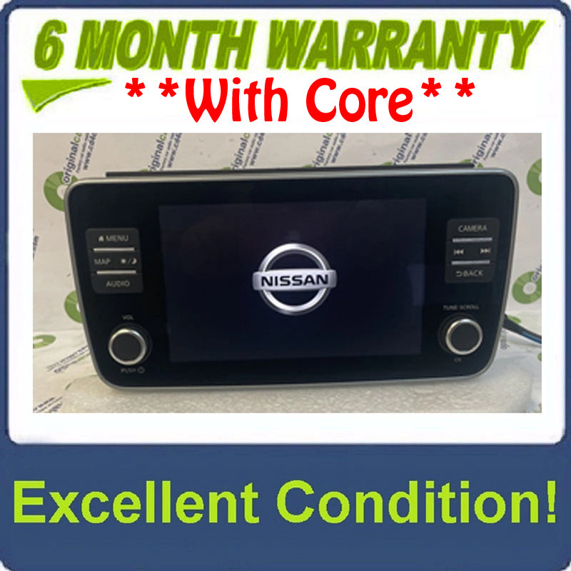 19-20 Nissan Leaf AM FM XM OEM Radio Receiver Navigation Touch Screen Display
