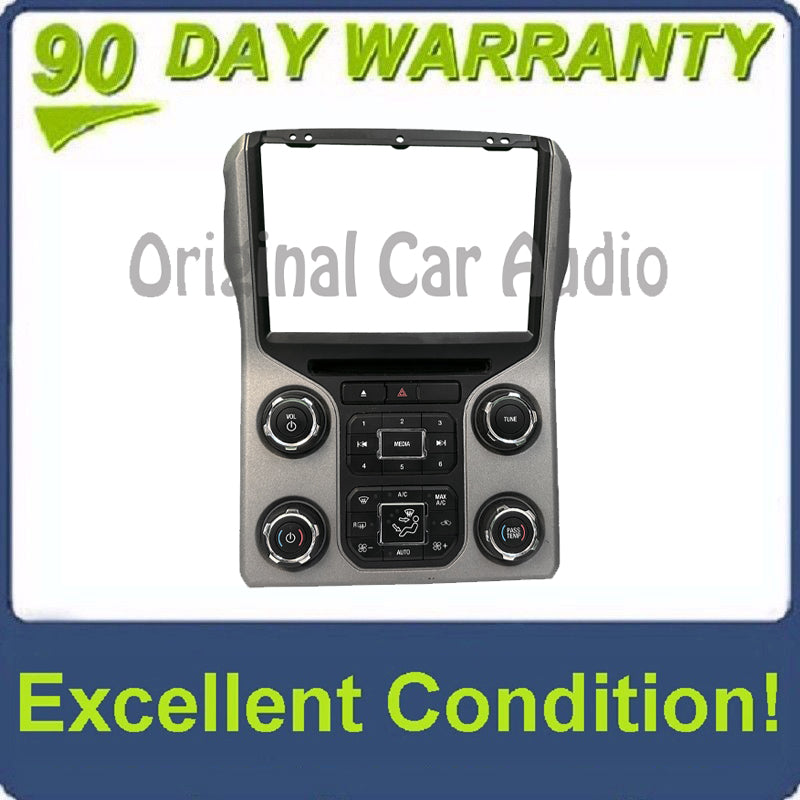 2013 - 2016 Ford F250SD F350SD OEM Audio Control Panel & Climate Control Trim