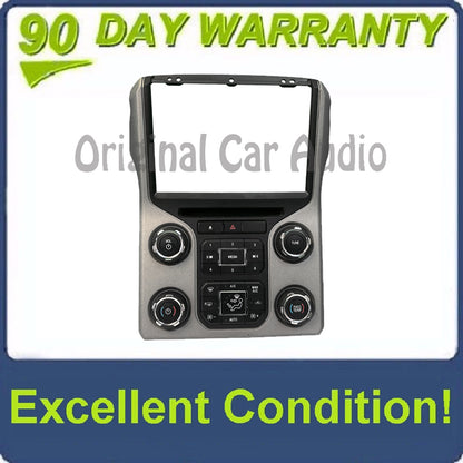 2013 - 2016 Ford F250SD F350SD OEM Audio Control Panel & Climate Control Trim