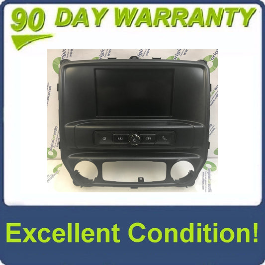 2016 - 2019 Chevrolet Silverado GMC Sierra OEM Display Screen and Bezel