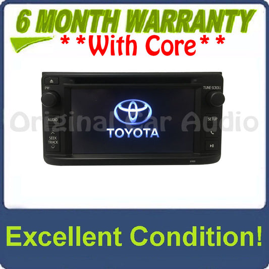 2013 Toyota Highlander OEM Touch Screen AM FM Radio CD Player Receiver 57055, 57056