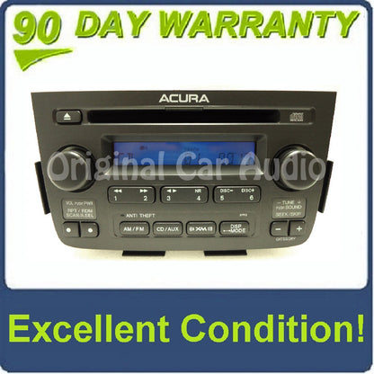 ACURA MDX Radio Stereo CD Player XM 2PF3 2005 2006 w/ CODE