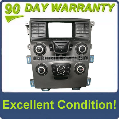 2013 - 2014 Ford Edge OEM 4" Radio Display Dual Zone Climate Control Panel Bezel FACEPLATE ONLY