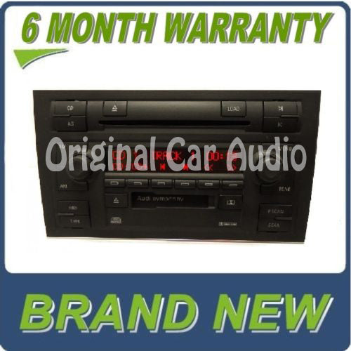 NEW 2002 2003 2004 Audi A4 S4 6 Disc CD Changer Player Radio Bose 8E0 035 195 A