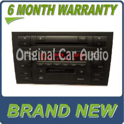 NEW 2002 2003 2004 Audi A4 S4 6 Disc CD Changer Player Radio Bose 8E0 035 195 A
