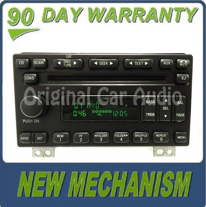 Remanufactured NEW MECH FORD Explorer Expedition Mustang MERCURY Mountaineer Radio Stereo 6 Disc Changer MP3 CD Player SIRIUS XM Satellite 2004 2005 2006 OEM