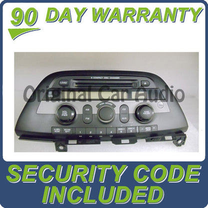 08 09 2010 Honda ODYSSEY Radio MP3 AUX 6 DISC CD PLAYER 1YU3 Ho1YU3