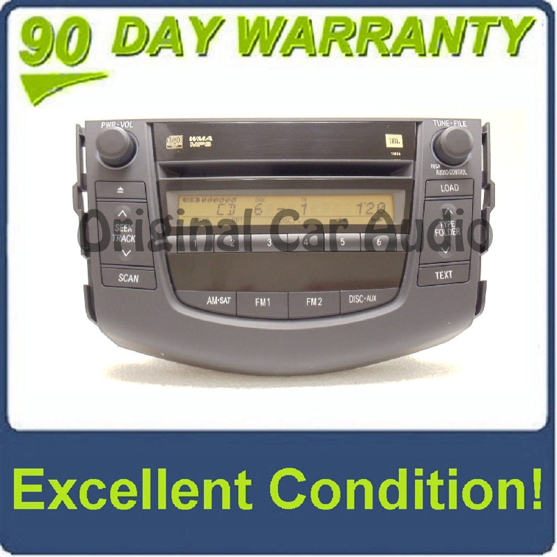 Toyota Rav4 XM JBL Radio MP3 and 6 CD Changer 11836 2006 2007 2008 2009 2010 2011 06 07 08 09 10 11