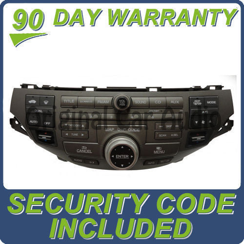 HONDA ACCORD Navigation GPS Radio Stereo Receiver XM Satellite 3TA0 2008 2009 OEM