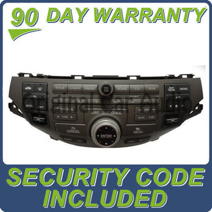 HONDA ACCORD Navigation GPS Radio Stereo Receiver XM Satellite 3TA0 2008 2009 OEM
