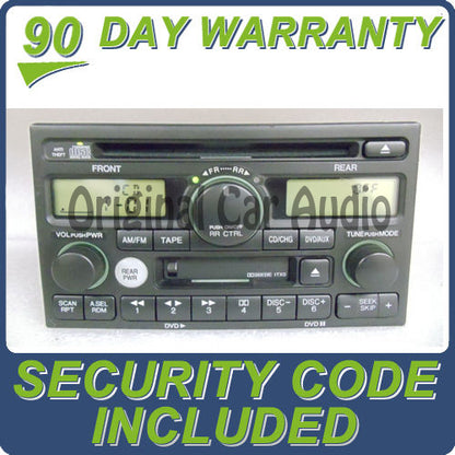 02 03 04 Honda Odyssey CD Player with DVD Option