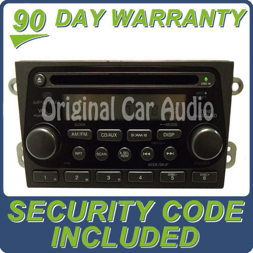 03 04 05 06 Honda ELEMENT Radio XM Stereo CD Changer Player 2003 2004 2005 2006