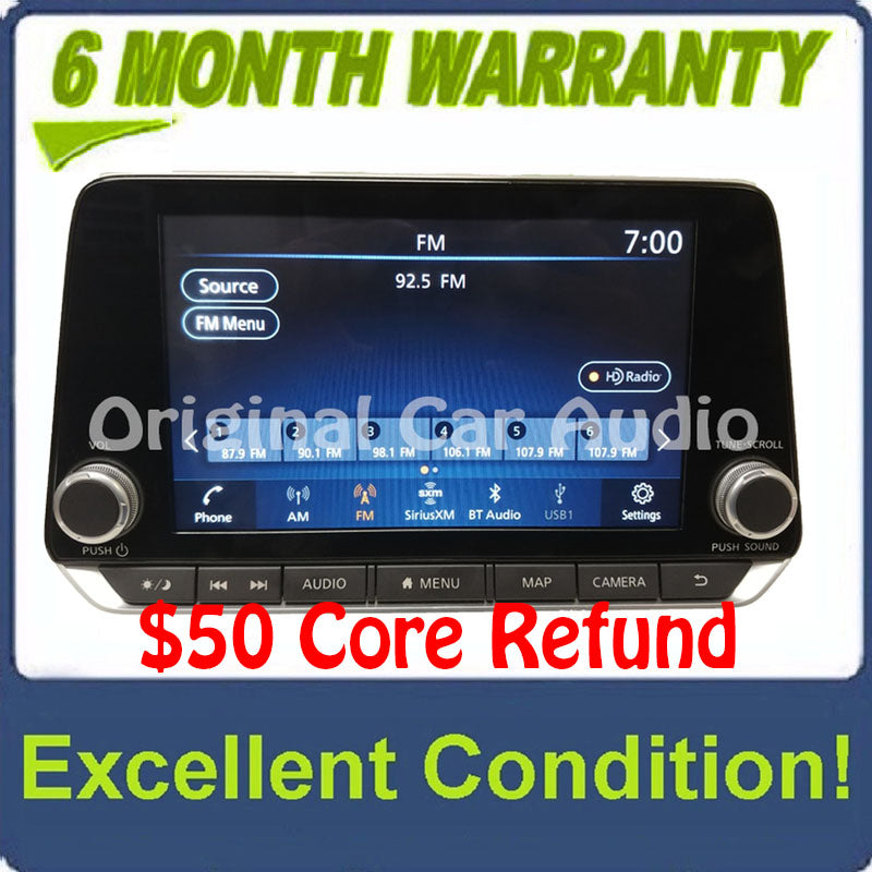 2019 - 2022 Nissan Altima OEM NON-BOSE Touch Screen Navigation AM FM XM Radio Receiver
