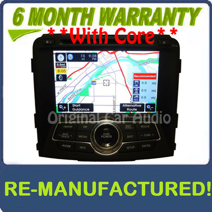 Reman 2011 - 2015 Hyundai OEM Infinity XM SAT Radio Navigation Bluetooth CD Player