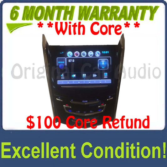 2013 - 2019 Cadillac ATS CTS XTS Navigation Bluetooth Touch Screen Display Control Panel Unit With No Seat Options