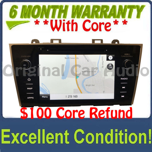 2018 2019 Subaru Legacy Outback OEM Starlink Navigation Multimedia APPS CD XM Radio Receiver w/ CARPLAY ANALOG