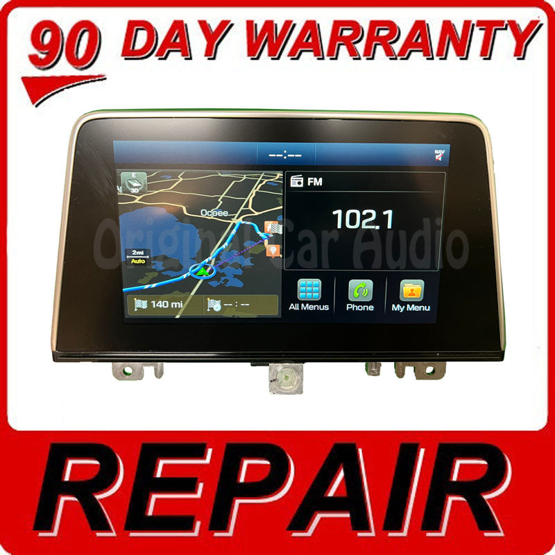 Repair Your 2019 - 2022 Hyundai Genesis G70 OEM Radio Info Multi Media Display Monitor Touch Screen Repair Service