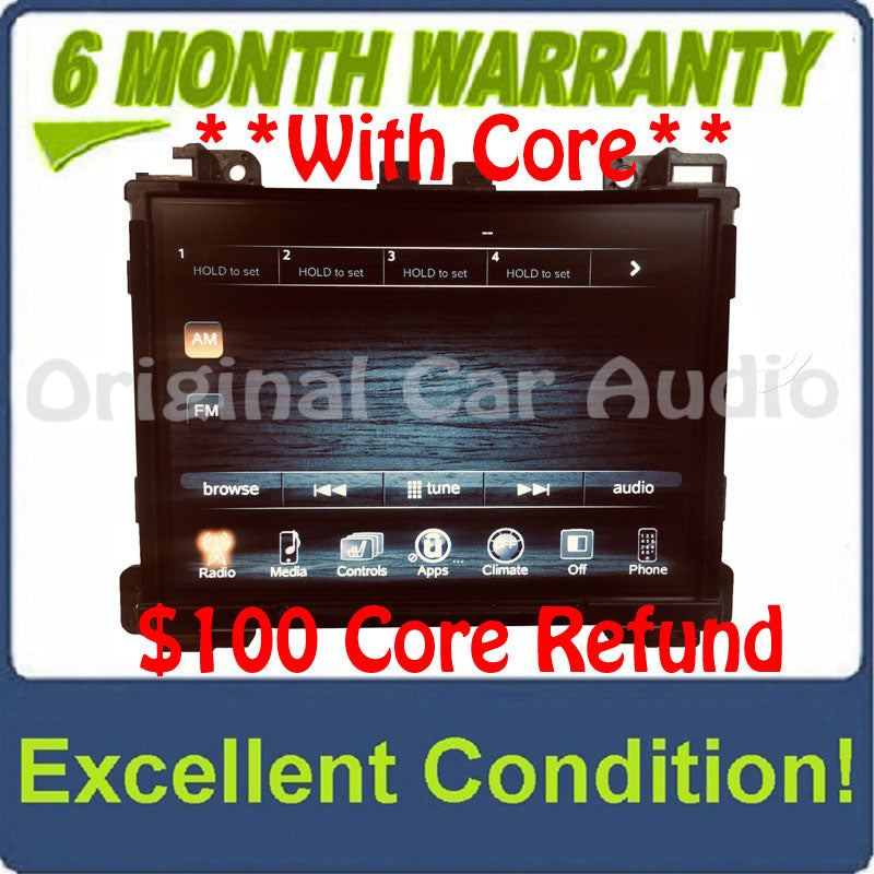 2015 - 2017 Chrysler Dodge 300 Charger OEM VP3 NA UConnect Touch Screen Radio