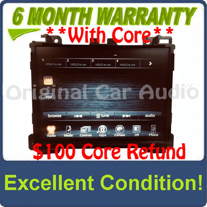2015 - 2017 Chrysler Dodge 300 Charger OEM VP3 NA UConnect Touch Screen Radio