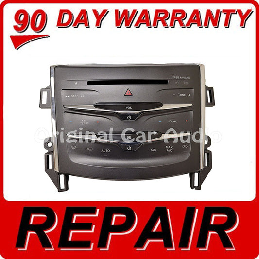 Repair for 2013 - 2016 Lincoln MKS MKT MKX OEM Radio Dual Climate Control Panel Repair Service