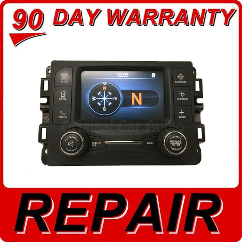 Repair Your 2013 - 2016 Dodge Ram Truck Uconnect Multi Media Radio Bluetooth VP2 RA2 Screen Repair Service