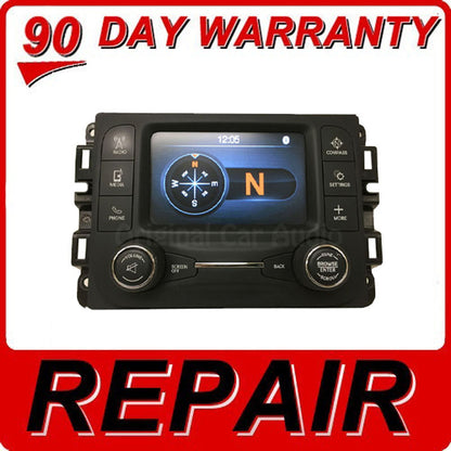 Repair Your 2013 - 2016 Dodge Ram Truck Uconnect Multi Media Radio Bluetooth VP2 RA2 Screen Repair Service