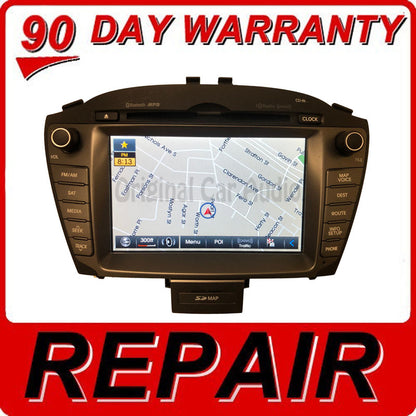 Repair Your 2014 - 2015 Hyundai Tucson OEM BlueLink Navigation Bluetooth Multi Media HD Radio Touch Screen Repair