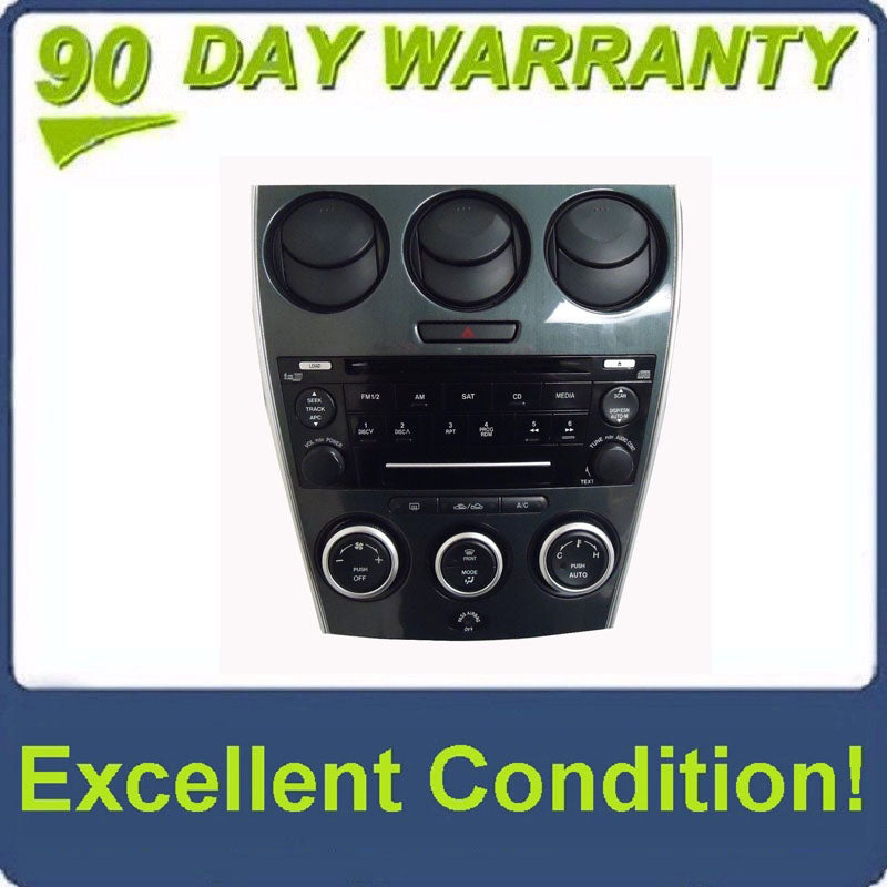 2006 - 2008 Mazda 6 OEM Factory Stereo AM FM SAT Radio 6 Disc Changer CD Player