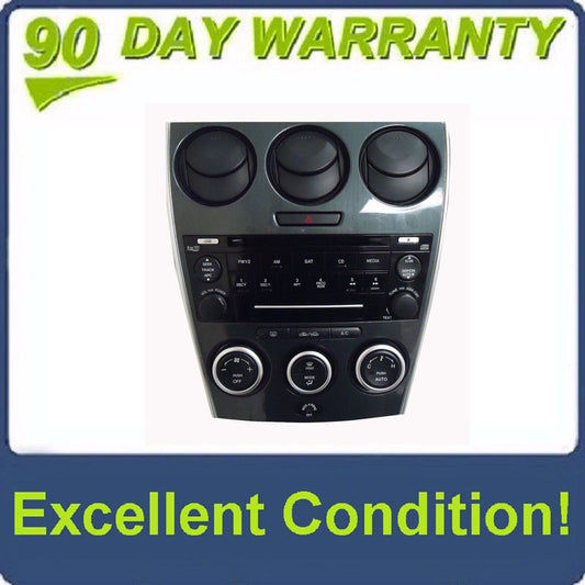 2006 - 2008 Mazda 6 OEM Factory Stereo AM FM SAT Radio 6 Disc Changer CD Player
