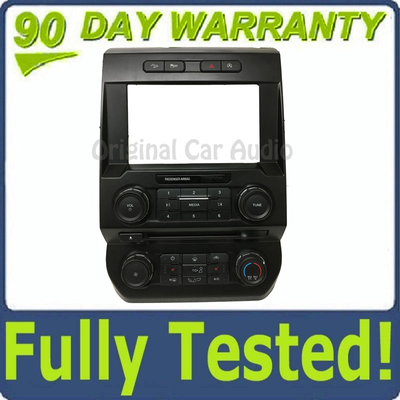 2015 - 2018 Ford F150 OEM 8" Touch Screen Radio Control Climate Control Bezel ONLY BLEMISHED