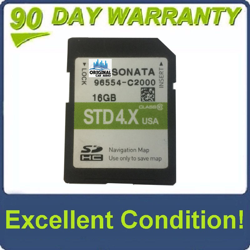2015 - 2017 Hyundai Sonata OEM Navigation Maps Factory SD Card STD 4.X