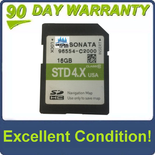 2015 - 2017 Hyundai Sonata OEM Navigation Maps Factory SD Card STD 4.X