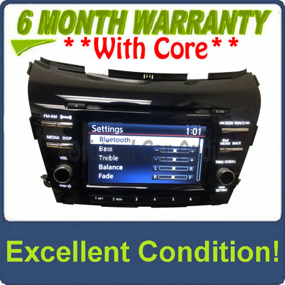 2015 - 2021 Nissan Murano OEM Touch Screen Single CD Bluetooth Multi Media Radio Receiver