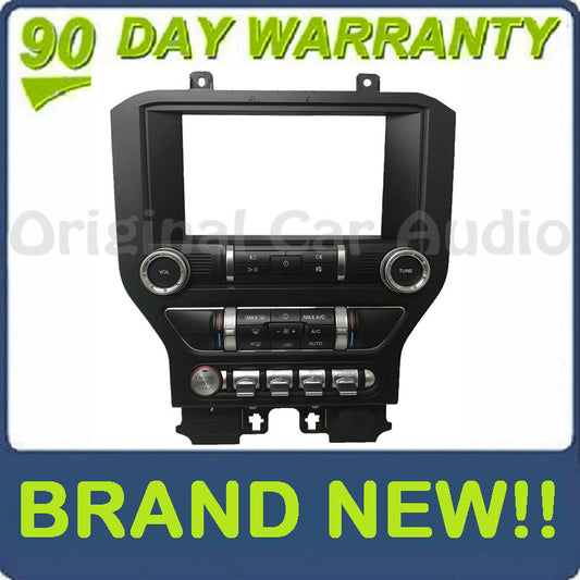 New 2019 - 2020 Ford Mustang OEM 8" Radio Touch Screen Display Dual Zone Climate Control Panel BEZEL ONLY
