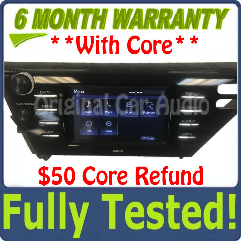 2020 Toyota Camry OEM Navigation Gracenote Entune AM FM XM Radio Receiver BLEMISHED