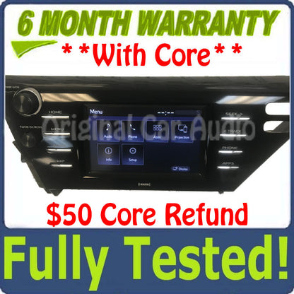 2020 Toyota Camry OEM Navigation Gracenote Entune AM FM XM Radio Receiver BLEMISHED