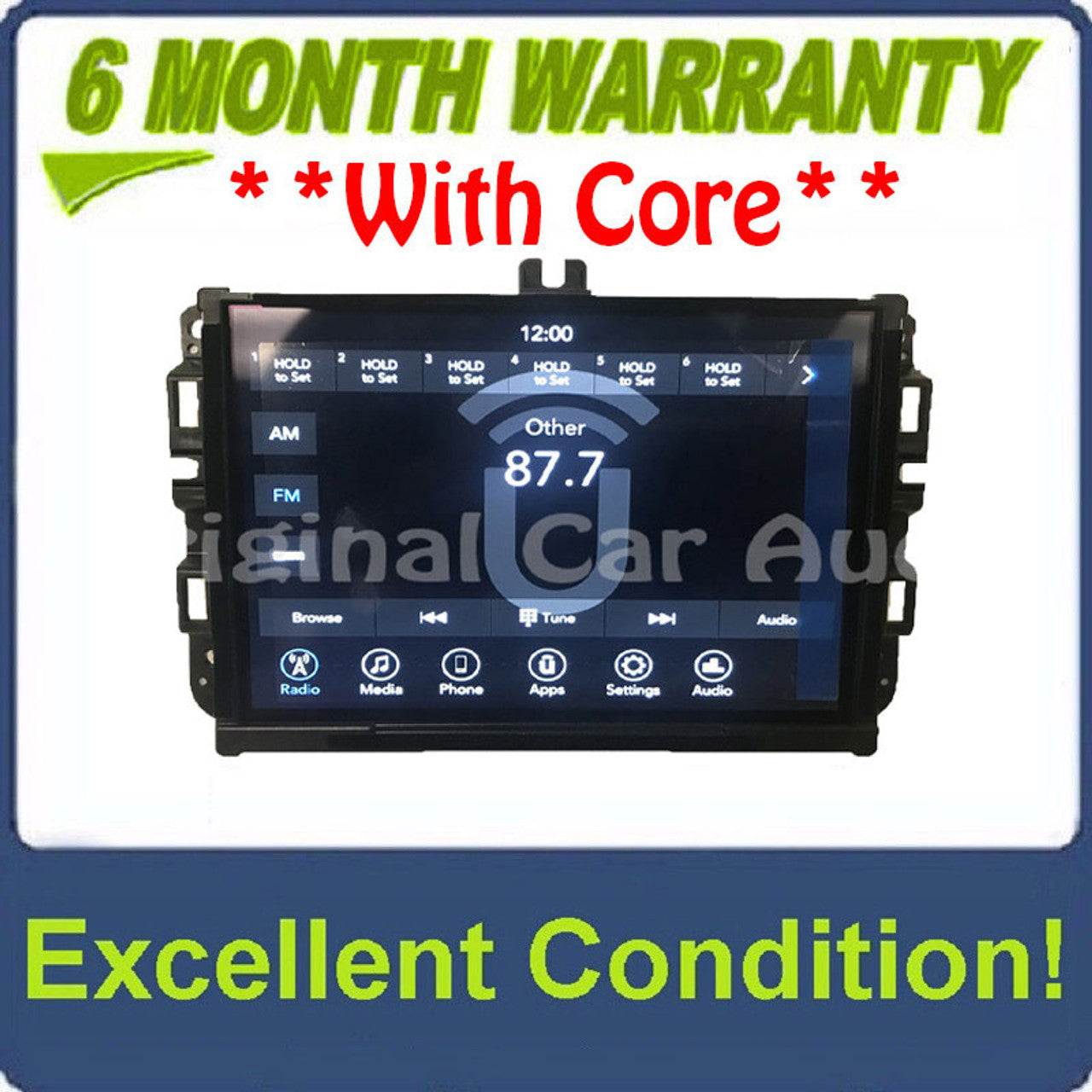 2021 - 2022 Jeep Cherokee OEM AM FM Radio w/ 8.4" Display Screen