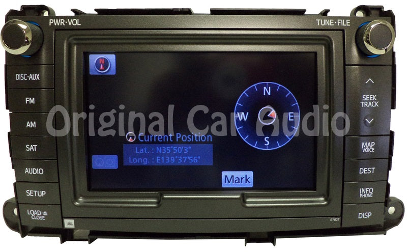 Toyota Sienna Navigation Radio CD Player Bluetooth E7027 JBL