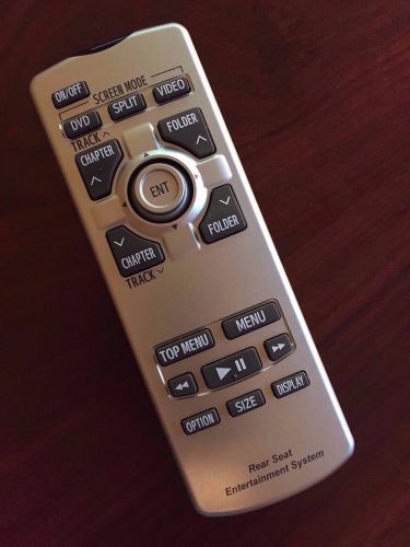 2011 - 2014 Toyota Sienna OEM Rear Entertainment DVD Remote