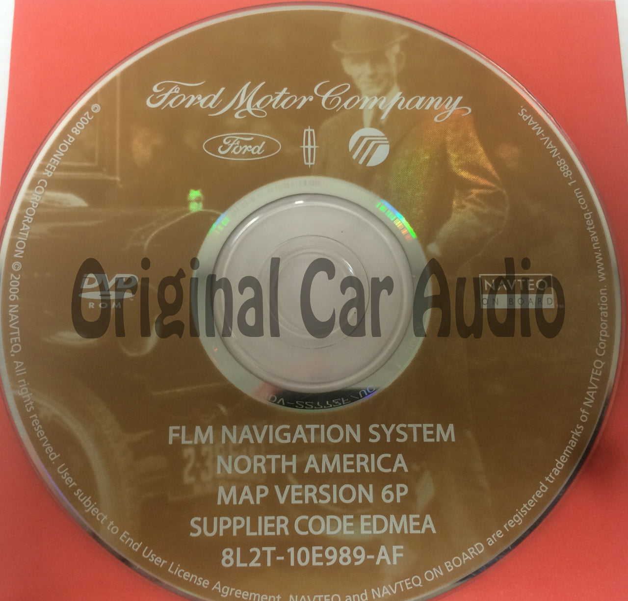 Ford Lincoln Mercury Navigation System GPS DVD Drive Disc 8L2T-10E989-AF Map Release 6P