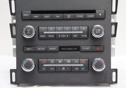 2012 Lincoln MKZ OEM Navigation AM FM Radio w/ Control Panel