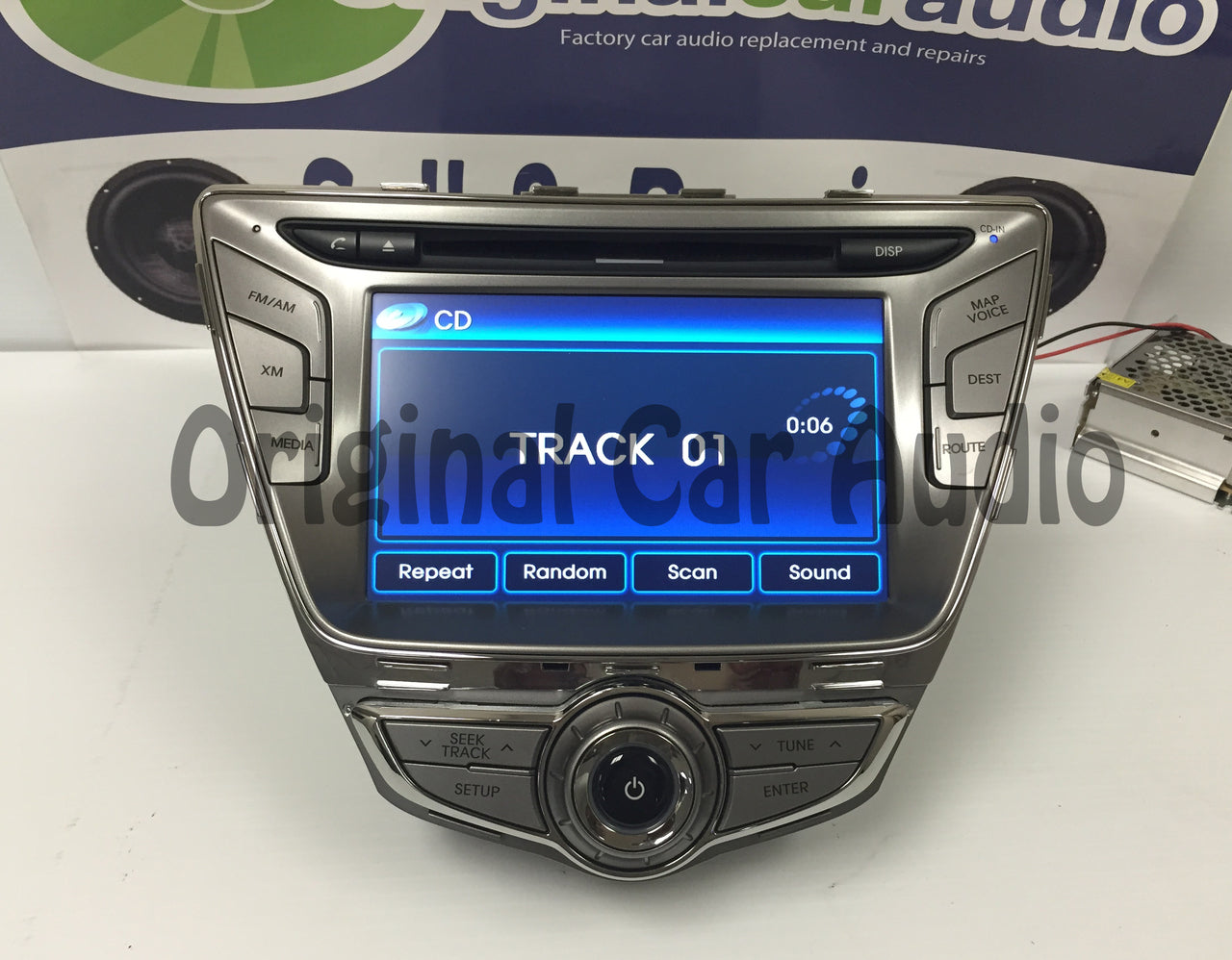 2011 2012 HYUNDAI Elantra Factory (OEM) Navigation XM Radio MP3 and CD Player