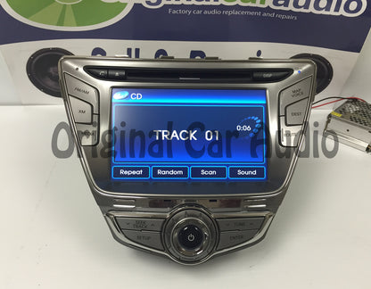 2011 2012 HYUNDAI Elantra Factory (OEM) Navigation XM Radio MP3 and CD Player