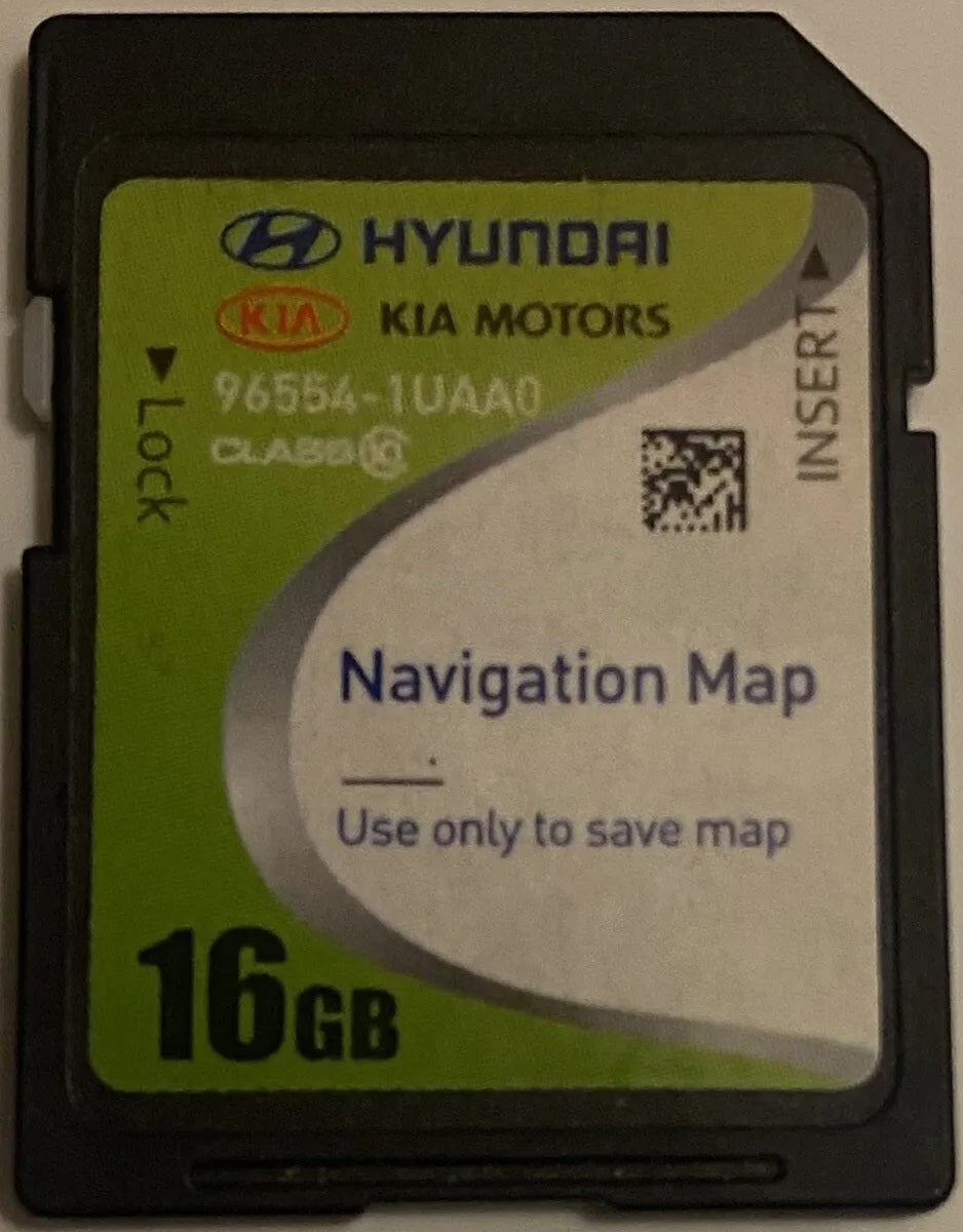 2014 Kia Sorento OEM Navigation Maps SD Card STD 1UAA0