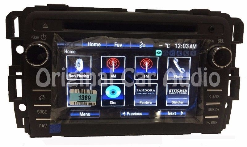 New Unlocked 2013 2014 Chevrolet Traverse Buick Enclave OEM Touch Screen Satellite Radio CD Player Receiver
