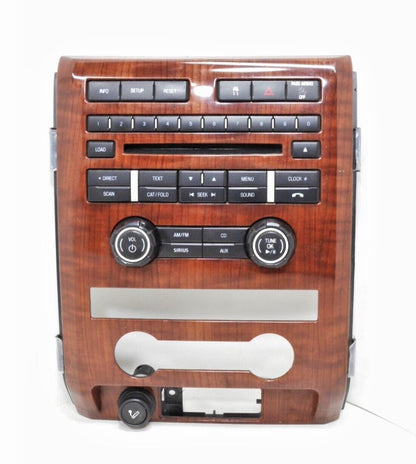 2009 - 2012 Ford F-150 OEM Faceplate Control Panel Bezel WOOD GRAIN