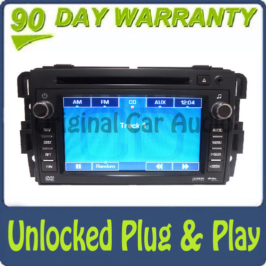 Unlocked GMC Radio Navigation Aux CD Player Stereo OEM
